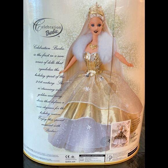 Mattelā2000Ā CelebrationāBarbieāHallmarkā#28269āNIB - Picture 2 of 5